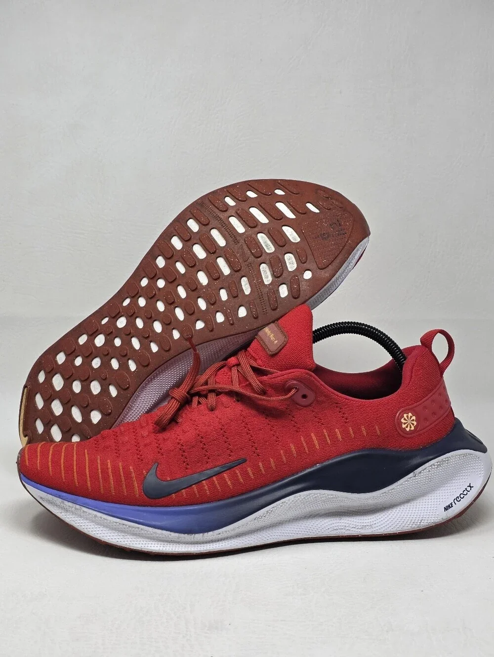 Nike ReactX Infinity Run 4 University Red Midnight Navy DR2665-600 Men's Size 13